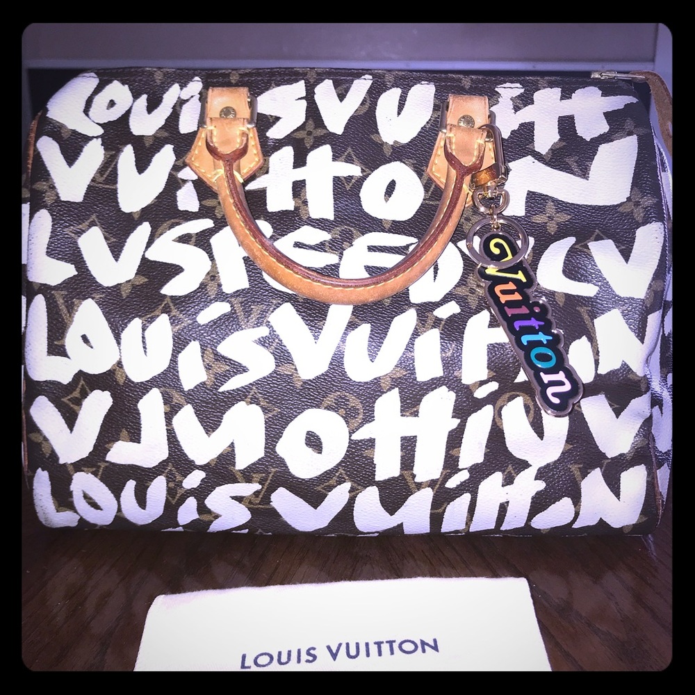 Louis Vuitton graffiti Speedy 30